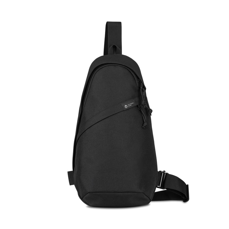 Load image into Gallery viewer, Renew AWARE™ rPET sling bag by XD Collection, eco-friendly bag with adjustable strap and spacious interior for travel and daily use.