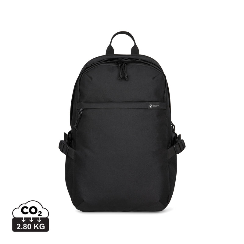 Load image into Gallery viewer, Renew AWARE™ rPET 15-inch laptop backpack by XD Collection with multiple compartments and padded straps for comfortable carrying.