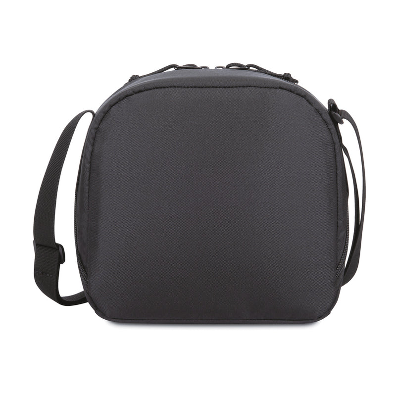 Load image into Gallery viewer, Renew AWARE™ rPET lunch cooler from XD Collection, outdoor insulated cooler bag with eco-friendly recycled materials and carrying handle.