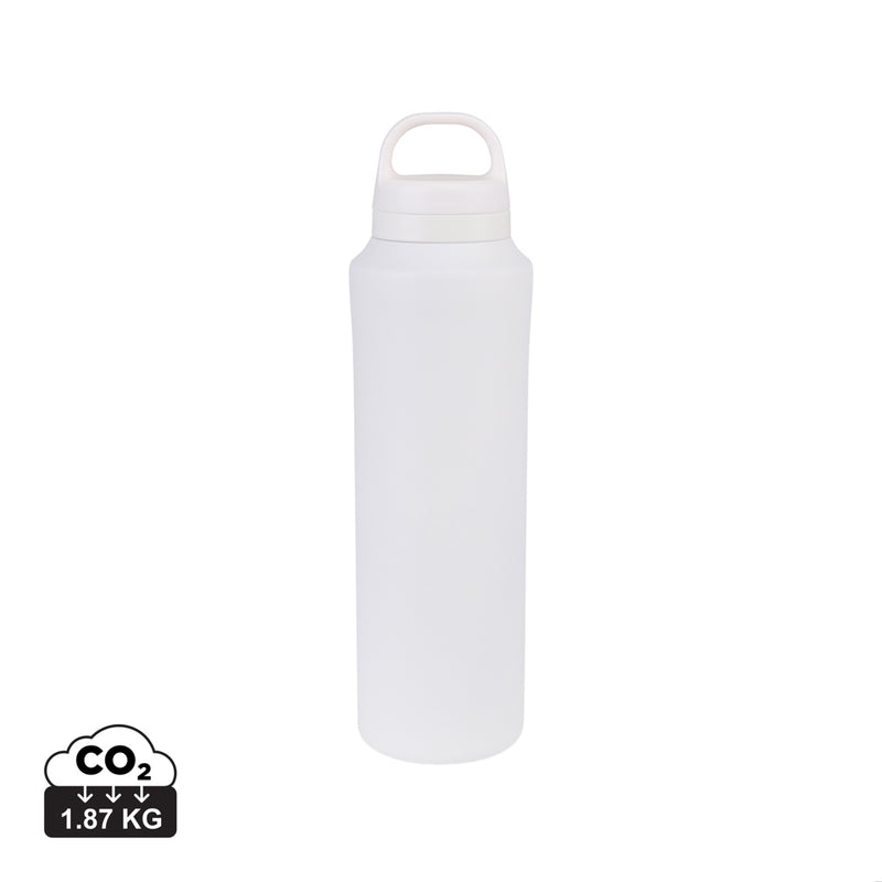 Load image into Gallery viewer, Aviana Rowan RCS recycled water bottle in 740ml with a sleek design and screw-top lid, made from eco-friendly materials.