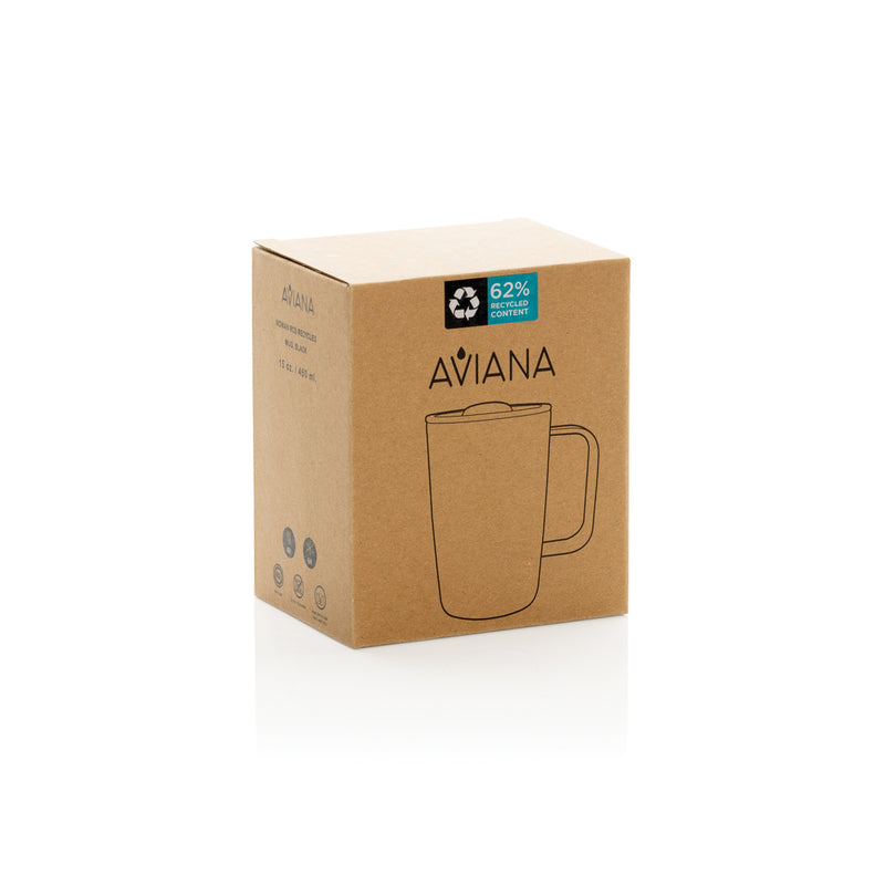 Load image into Gallery viewer, Aviana™ Rowan RCS recycled mug, 450 ML, ceramic drinkware with a modern design, suitable for hot and cold beverages.