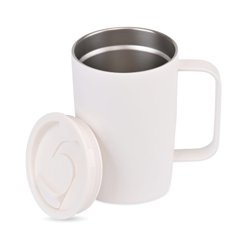 Load image into Gallery viewer, Aviana Rowan RCS recycled mug, 450 ml, eco-friendly drinkware with a sleek design and ergonomic handle.