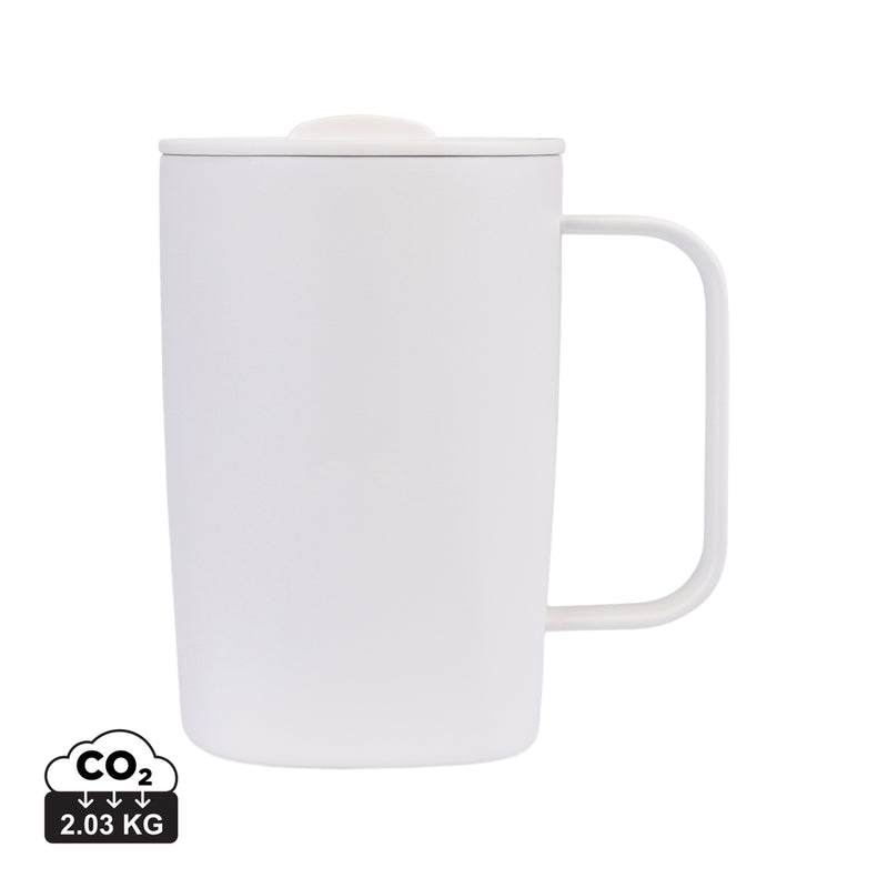 Load image into Gallery viewer, Aviana Rowan RCS recycled 450ml ceramic mug with handle, eco-friendly drinkware for hot and cold beverages.