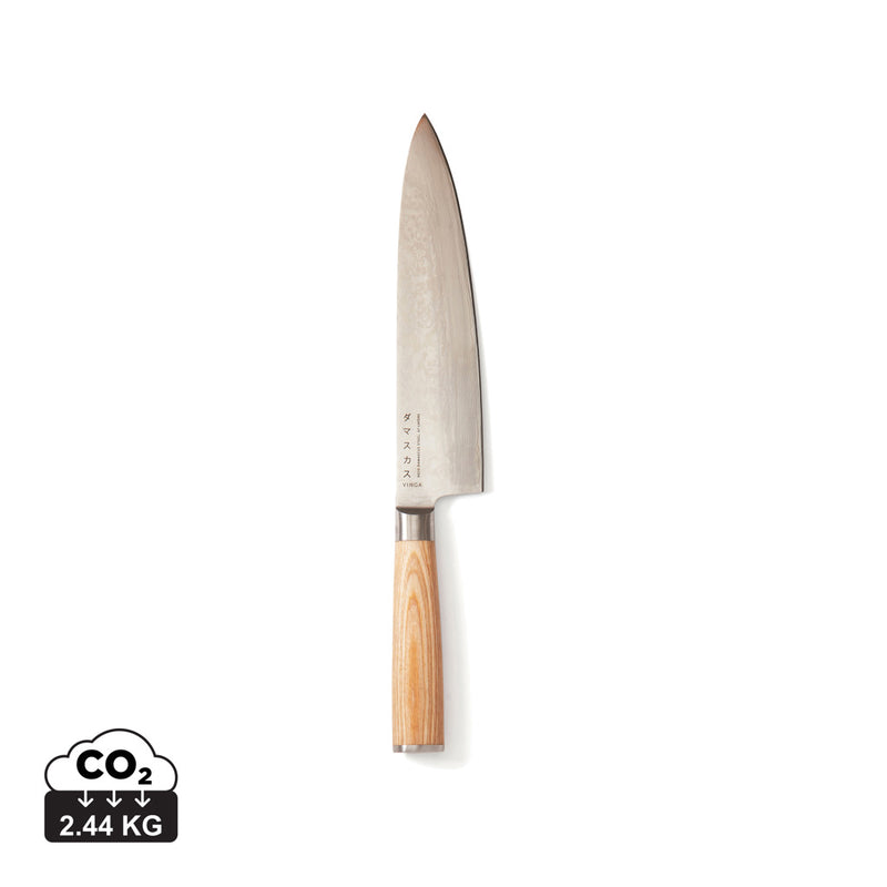 Load image into Gallery viewer, Vinga Hattasan Damascus chef’s edition knife with a sleek handle and sharp blade, ideal for precise cooking and kitchen prep.