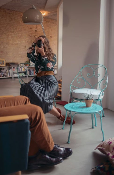 1900 Low Table  Ø  45 cm - Custom Wood Designs