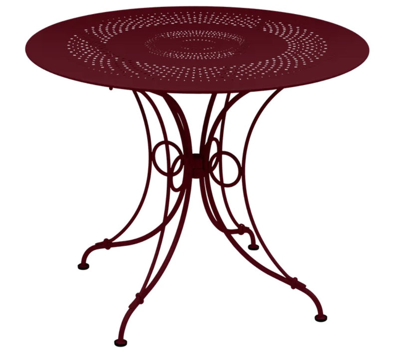 Load image into Gallery viewer, Fermob 1900 outdoor table with 96cm diameter, round metal design for patio or outdoor dining spaces.
