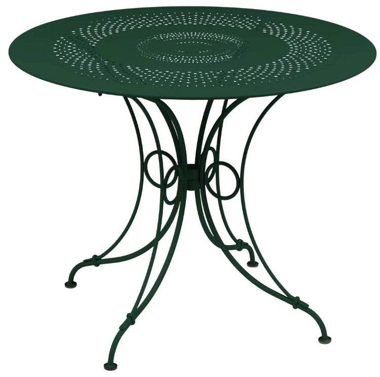 Load image into Gallery viewer, Fermob 1900 outdoor table with 96cm diameter, featuring a sleek round design and vibrant color for patio or outdoor dining.
