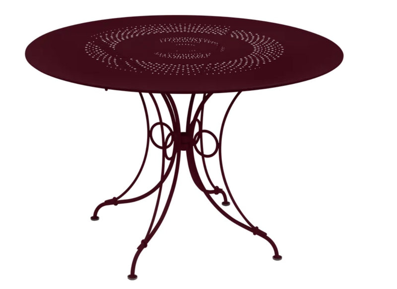 Load image into Gallery viewer, Fermob 1900 outdoor table with 117 cm diameter, stylish round hospitality table for outdoor dining or gathering.