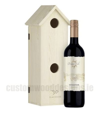 Load image into Gallery viewer, 2 in 1 Wine gift box and bird house Custom Wood Designs 2-in-1-wine-gift-box-and-bird-housecustom-wood-designs-895655_4764b01f-8153-46b0-a3cf-029623ba84a7