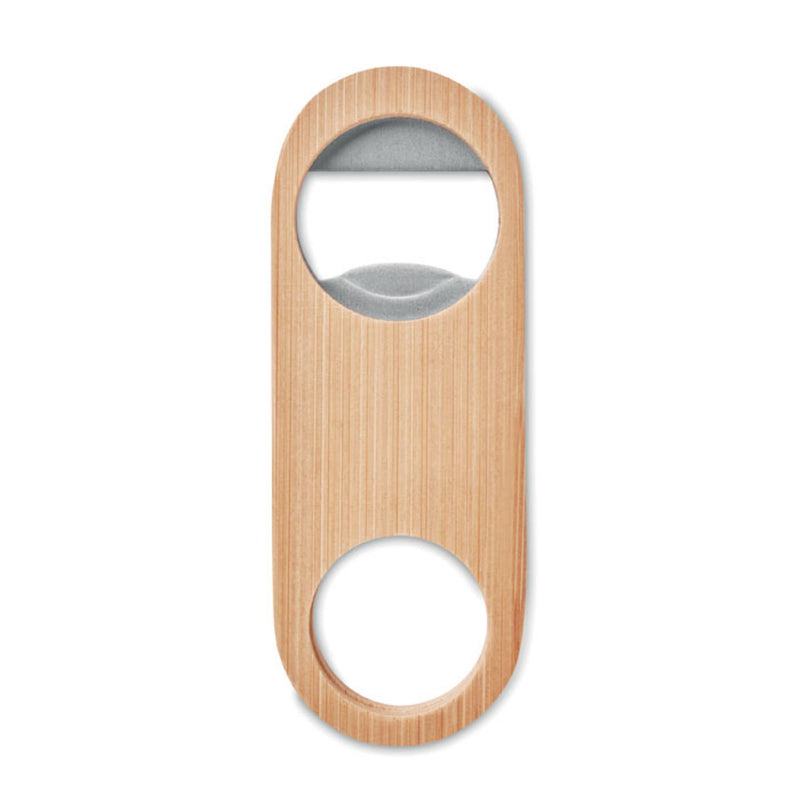 Load image into Gallery viewer, 25 x Oval Bamboo Bottle Opener Custom Wood Designs __label: Multibuy __label: Upload Logo 25-branded-25-x-oval-bamboo-bottle-opener-53612761088343