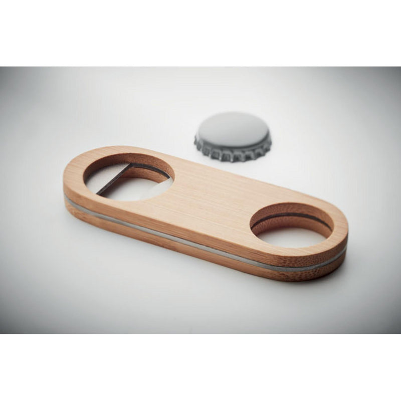 Load image into Gallery viewer, 25 x Oval Bamboo Bottle Opener Custom Wood Designs __label: Multibuy __label: Upload Logo 25-branded-25-x-oval-bamboo-bottle-opener-53612761743703