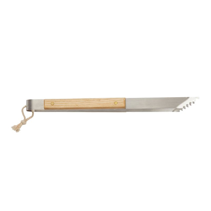 Load image into Gallery viewer, Vinga Paso grill tongs with stainless steel handles and locking mechanism, ideal for barbecue and grilling.