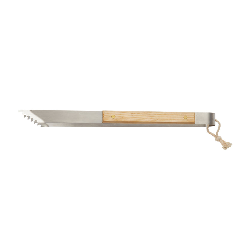 Load image into Gallery viewer, Vinga Paso grill tongs with stainless steel tips and black handle for grilling and barbecue use.