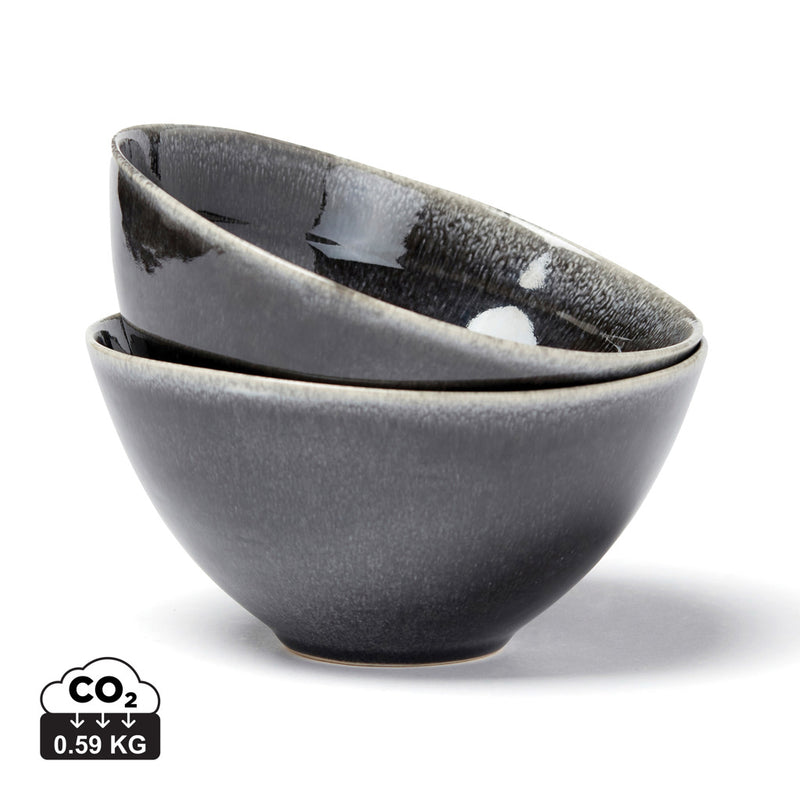 Load image into Gallery viewer, Nomimono bowl 15,5 cm, 2 pcs set - Custom Wood Designs