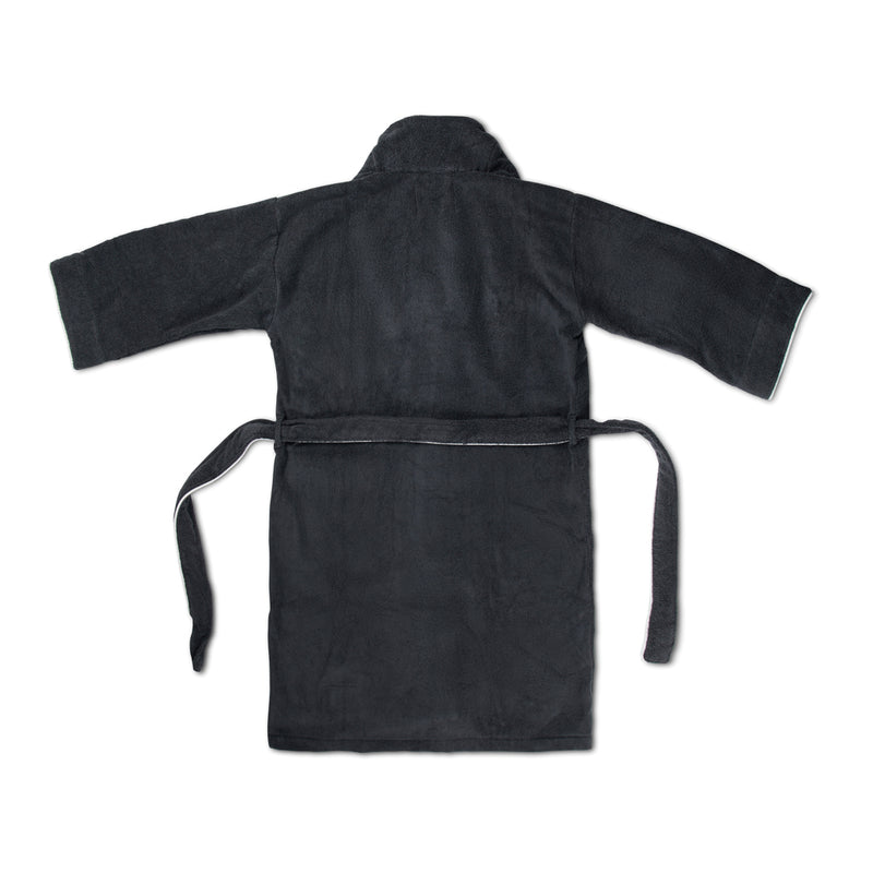 Load image into Gallery viewer, Vinga Harper bathrobe in size L/XL, soft and cozy homewear, shown hanging on a hook with a plush fabric texture.