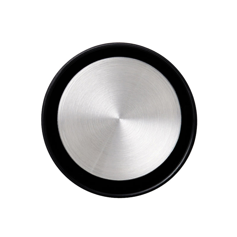 Load image into Gallery viewer, Vinga Otis thermo to-go mug in black, stainless steel drinkware with a secure lid and insulated design for hot beverages.