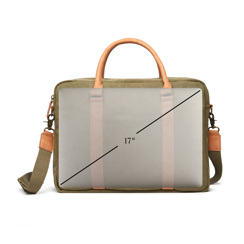 Load image into Gallery viewer, Bosle RCS recycled canvas computer bag - Custom Wood Designs
