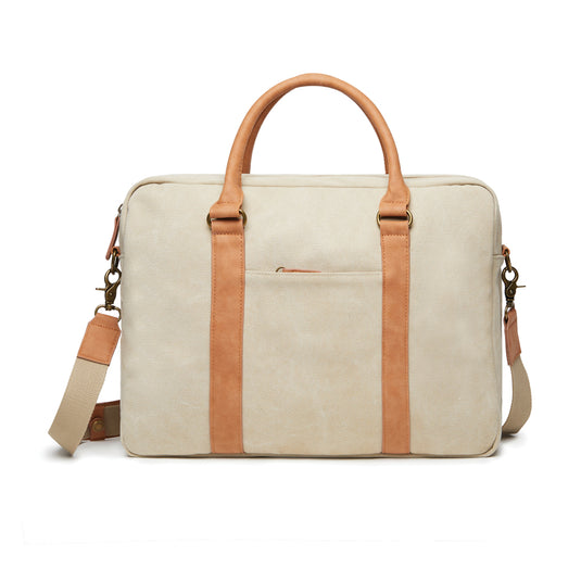 Bosle RCS recycled canvas computer bag - Custom Wood Designs