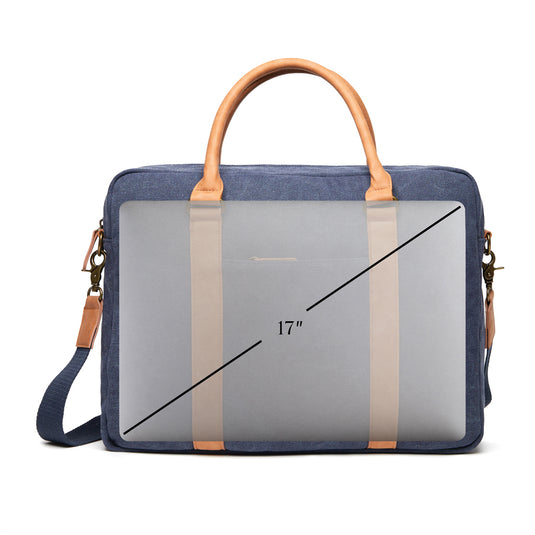 Bosle RCS recycled canvas computer bag - Custom Wood Designs