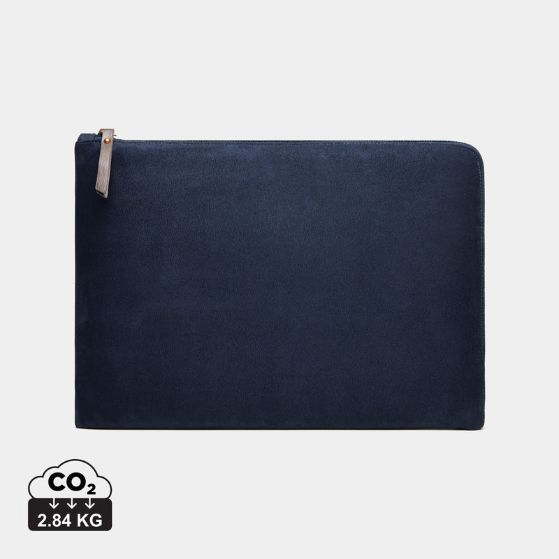 Load image into Gallery viewer, Vinga Hunton laptop case in black, slim bag with zipper and carrying handle, designed for travel and everyday use.