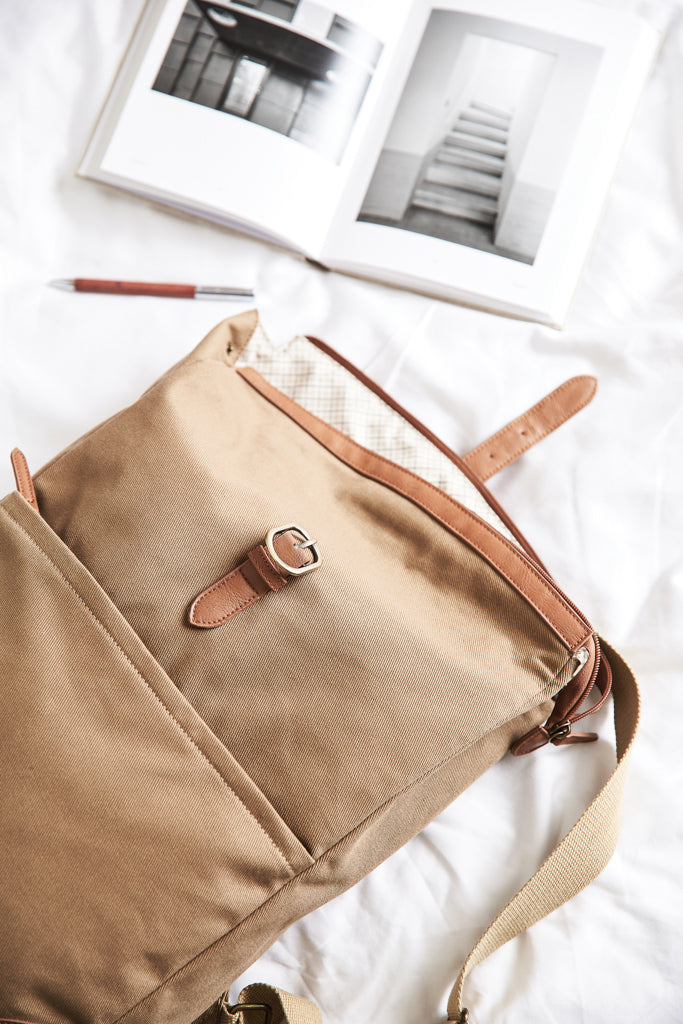 Load image into Gallery viewer, Sloan rucksack RCS recycled polyester - Custom Wood Designs