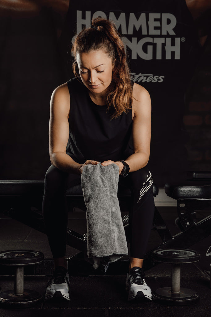 Load image into Gallery viewer, GRS RPET active dry towel 40 x 80cm