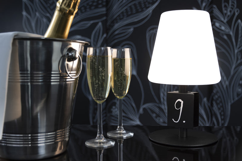 Load image into Gallery viewer, Securit® MICHELLE Table Lamp - Black (Pack of 8) - Custom Wood Designs