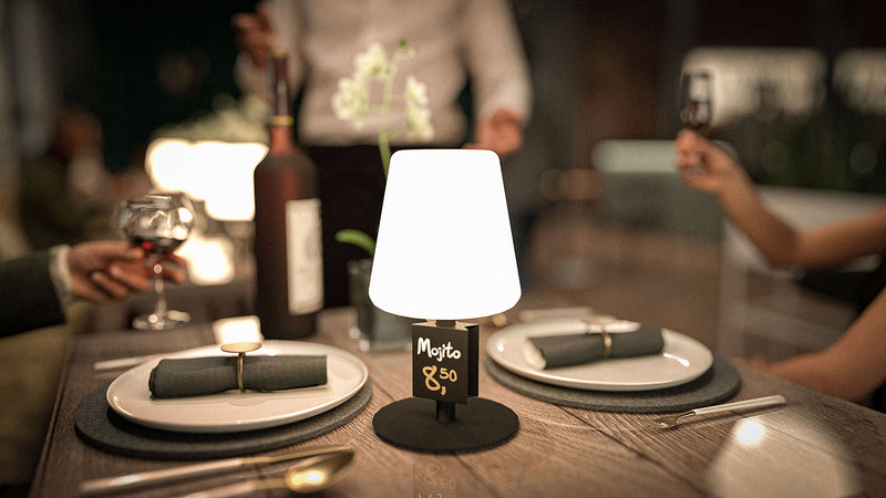 Load image into Gallery viewer, Securit® MICHELLE Table Lamp - Black (Pack of 8) - Custom Wood Designs