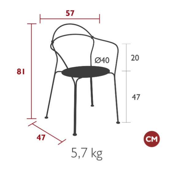 Load image into Gallery viewer, Fermob Airloop Lounge Chair with sleek modern design and curved metal frame, shown in a stylish indoor setting.