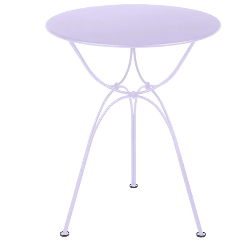 Load image into Gallery viewer, Fermob Airloop Table Ø 60cm for garden or café, round metal table with modern design, suitable for outdoor dining and seating areas.