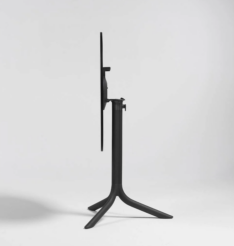 Load image into Gallery viewer, Nardi Base Flute folding table leg in antracite, designed for restaurant and hotel seaside tables.