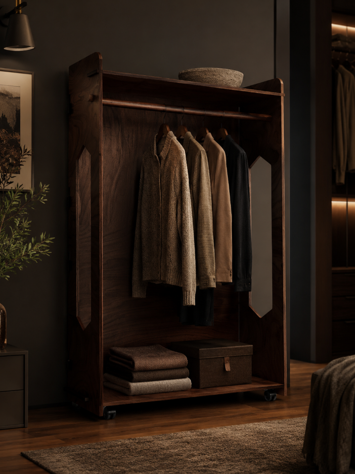 Load image into Gallery viewer, Apparel Rack with Wheels