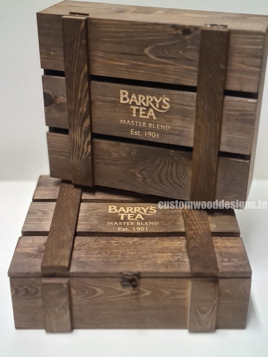 Rustic 3 Bottle Box - Brown x 25 Corporate Gift Box with Wood Wool Custom Wood Designs __label: Multibuy box corporate gift hamper triple wine box wood wool BAB5FE_1_8ce82de5-54f3-48a5-8bdc-1306662a121c