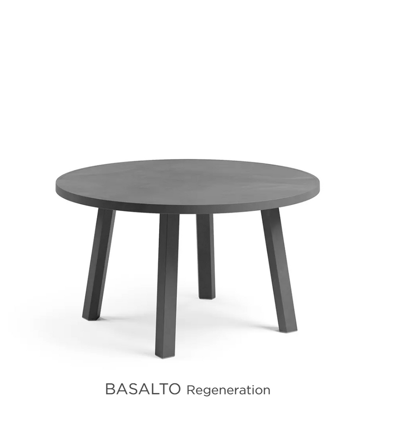 Load image into Gallery viewer, Nardi Maximo Tavolino 70 Maxi round outdoor coffee table with basalt finish, suitable for contract and outdoor furniture settings.