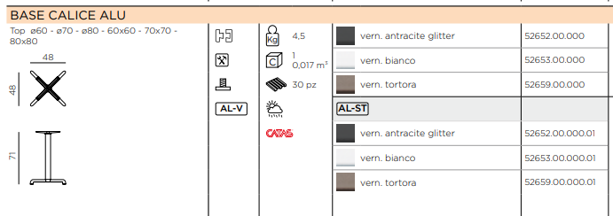 Load image into Gallery viewer, Base Calice ALU Table Base-Nardi Base Table Leg