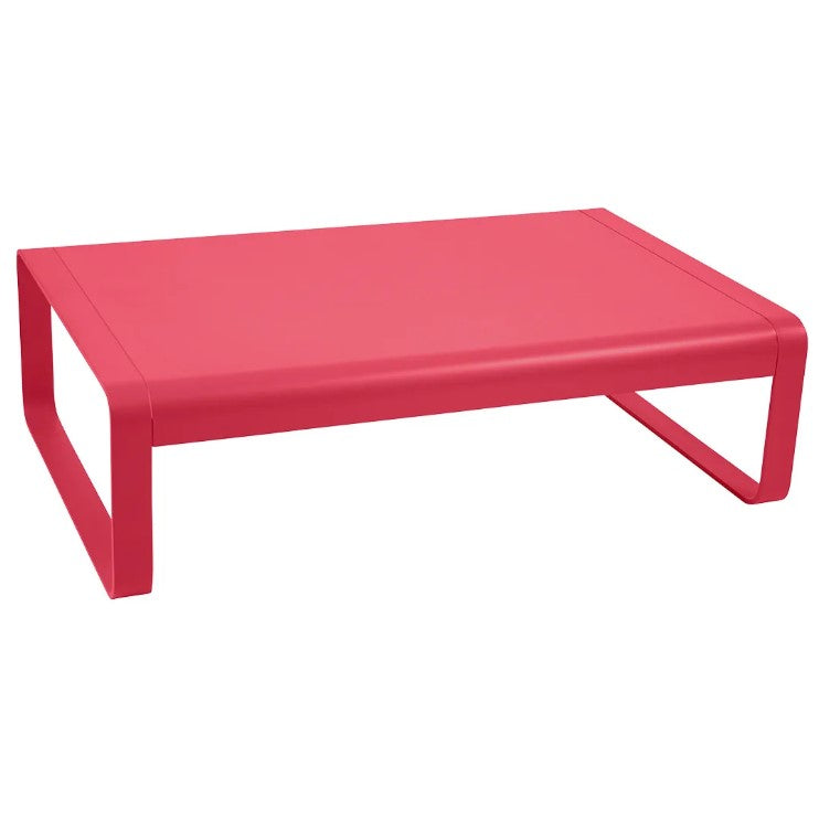 Load image into Gallery viewer, Fermob Bellevie low aluminum lounge table measuring 103x75 cm, outdoor garden furniture for patios and outdoor spaces.