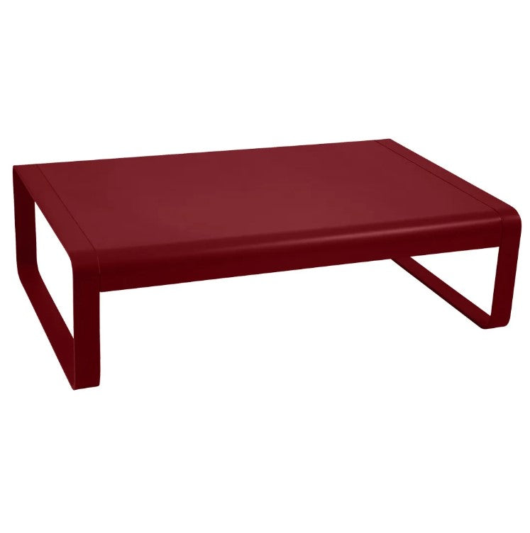 Load image into Gallery viewer, Fermob Bellevie low aluminum lounge table measuring 103x75 cm, outdoor garden furniture for patios or restaurants.