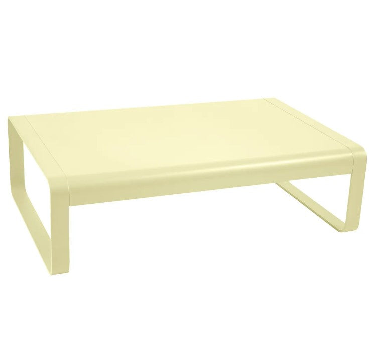 Load image into Gallery viewer, Fermob Bellevie low aluminum lounge table, 103x75 cm, outdoor garden furniture for restaurants, hotels, and outdoor spaces.