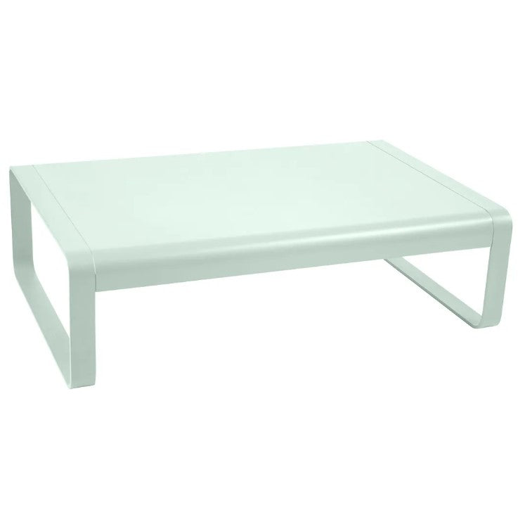 Load image into Gallery viewer, Fermob Bellevie low aluminum lounge table measuring 103x75 cm, suitable for outdoor garden or restaurant settings.