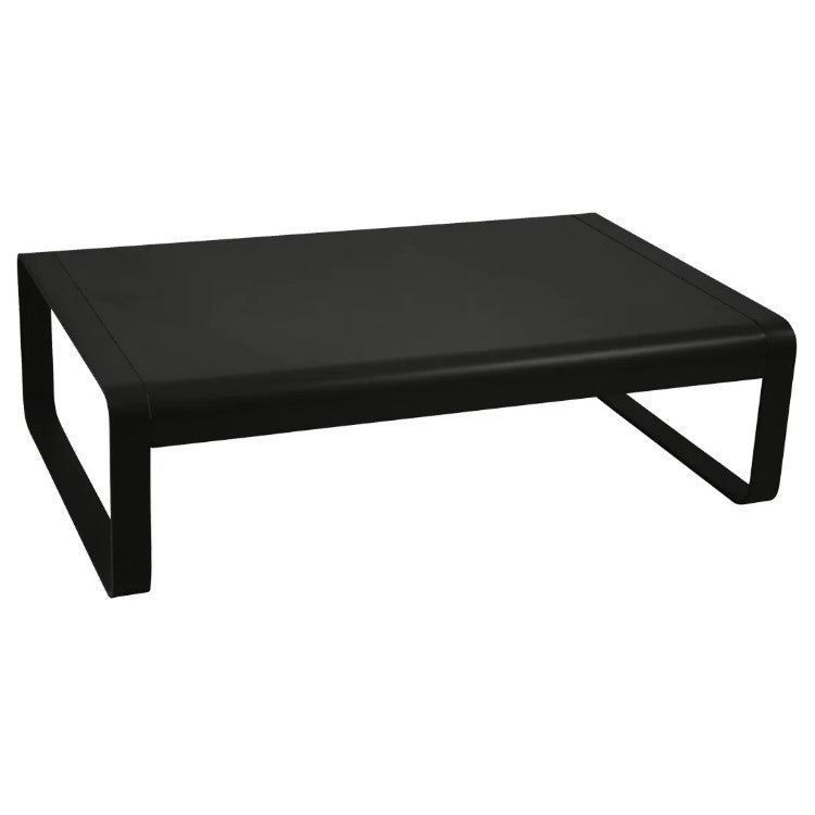 Load image into Gallery viewer, Fermob Bellevie low aluminum lounge table with 103x75 cm surface for outdoor garden or patio settings.