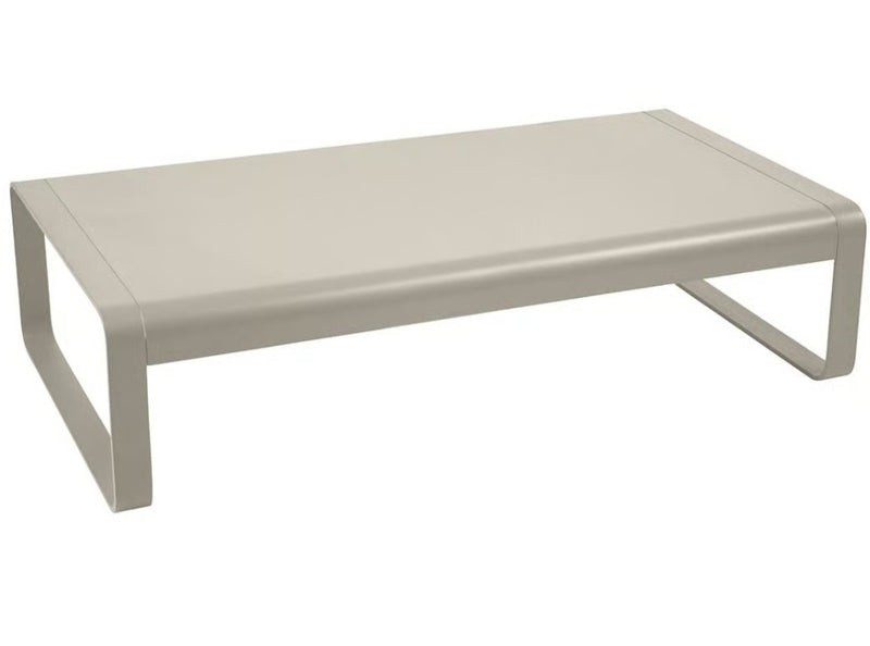Load image into Gallery viewer, Fermob Bellevie low aluminum lounge table measuring 103x75 cm, ideal for garden, restaurant, or outdoor furniture settings.