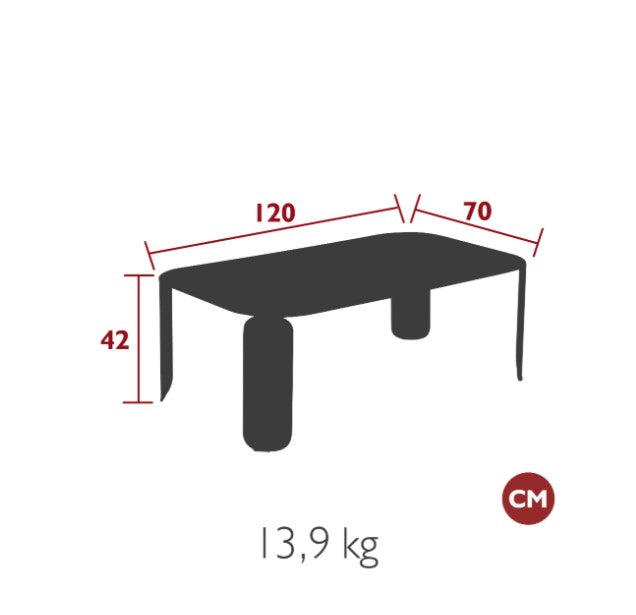 Load image into Gallery viewer, Bebop Low Table 120 X 70 CM - H.42 CM - Custom Wood Designs