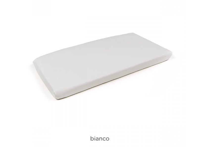 Load image into Gallery viewer, White cushion for Nardi sofa net bench, designed for patio furniture, with soft padding and durable fabric for outdoor comfort.