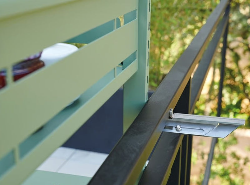 Load image into Gallery viewer, Fermob foldable Bistro Balcony Table for outdoor patios or rooftops, perfect for compact balcony dining or small outdoor spaces.