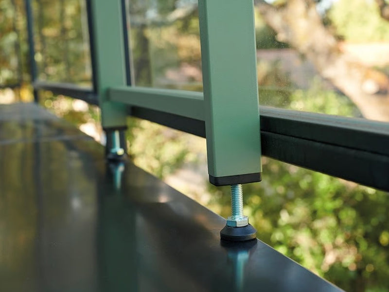 Load image into Gallery viewer, Fermob Bistro Balcony Table foldable outdoor restaurant table on rooftop patio with adjustable height in Ireland.