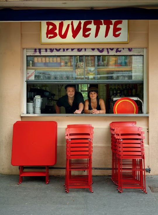 Load image into Gallery viewer, Fermob Bistro Metal Folding Chair for outdoor dining, featuring a sleek metal design suitable for restaurants and hospitality settings.