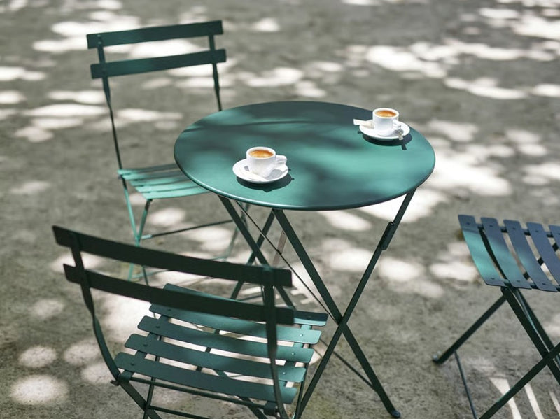 Load image into Gallery viewer, Fermob Bistro Metal folding chair for outdoor dining, with a sleek metal design suitable for restaurant or hospitality use.