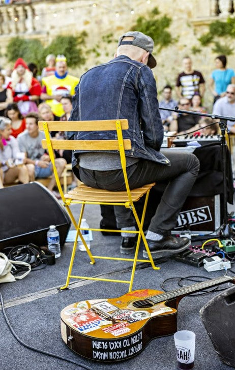 Load image into Gallery viewer, Fermob Bistro Natural folding chair with wooden seat and metal frame, ideal for outdoor restaurant and hospitality settings.