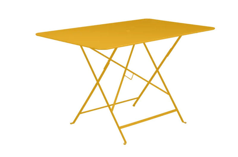 Load image into Gallery viewer, Fermob foldable bistro table measuring 117x77 cm, ideal for outdoor restaurant, hotel, or garden hospitality use.