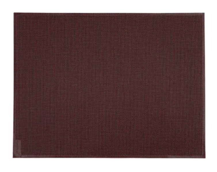 Load image into Gallery viewer, Black Fermob BASICS placemat measuring 45 x 35 cm with a sleek black cherry design, perfect for protecting surfaces during meals.